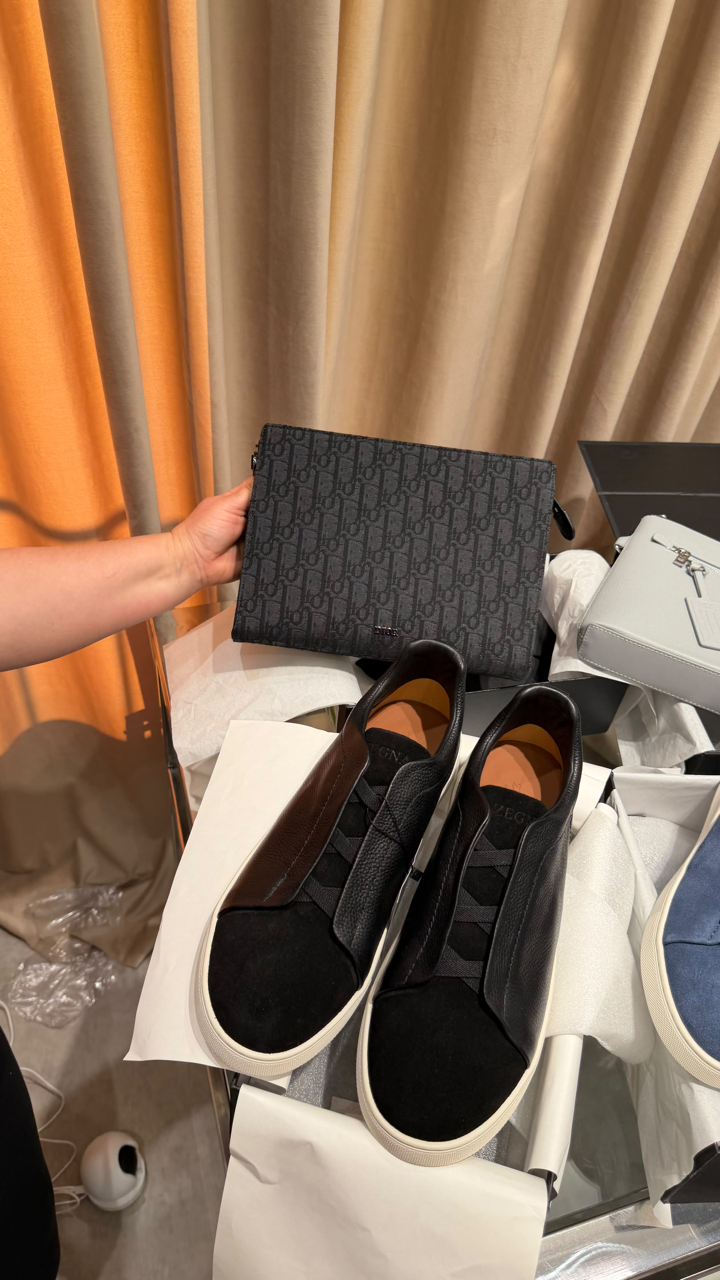 Sneakers and Bag