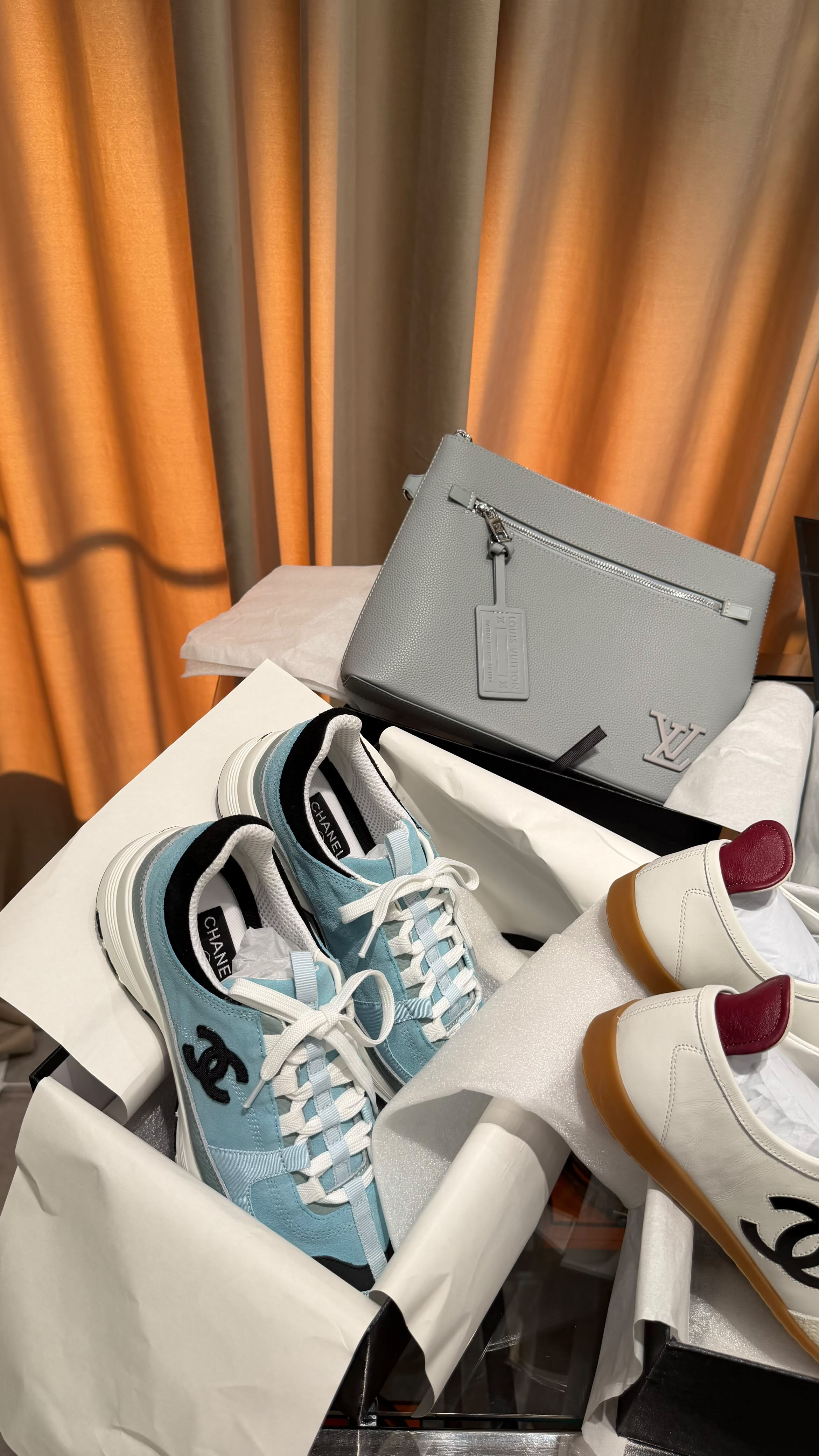 Sneakers and Bag
