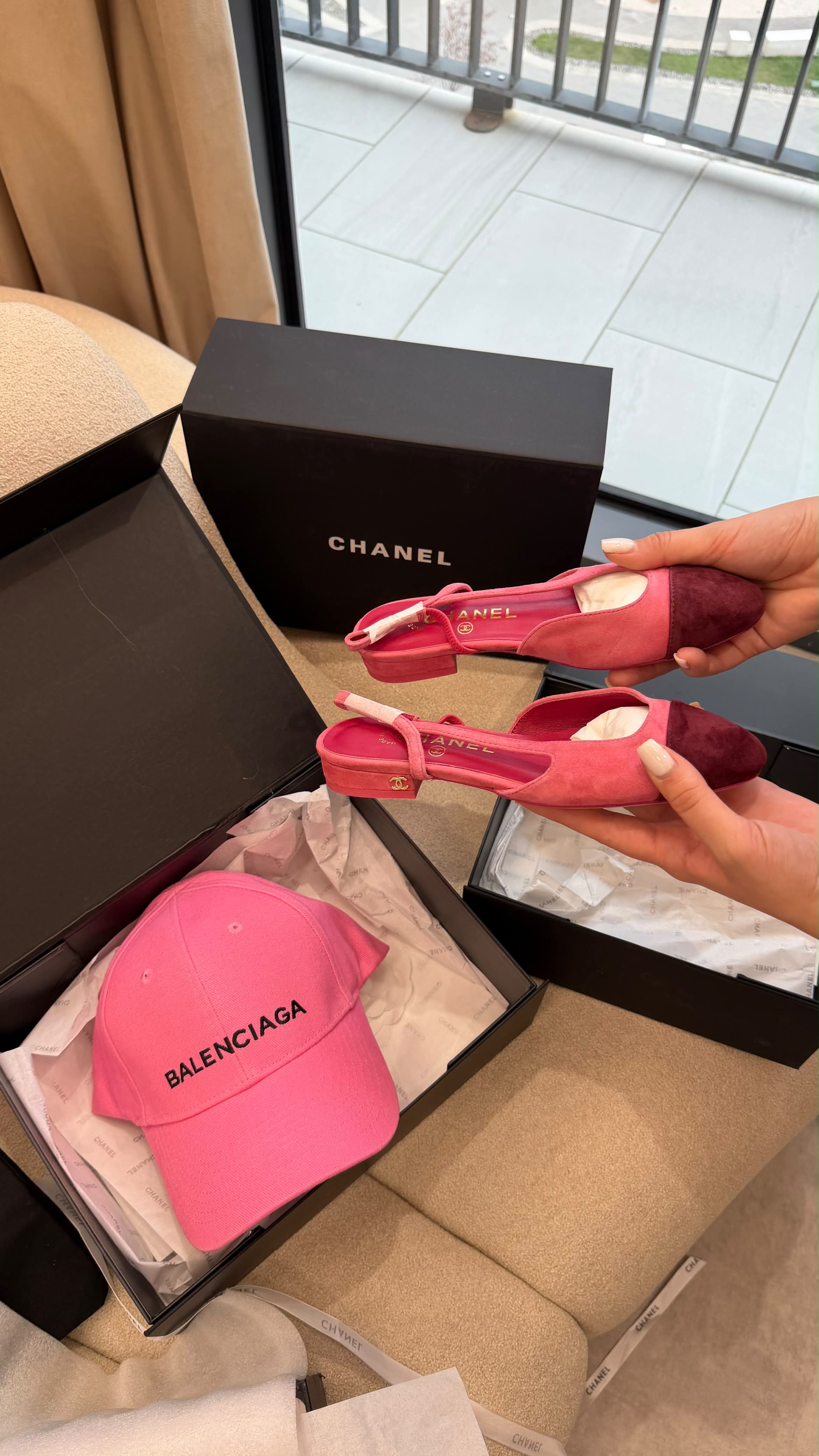 Pink Chanel x Balenciaga