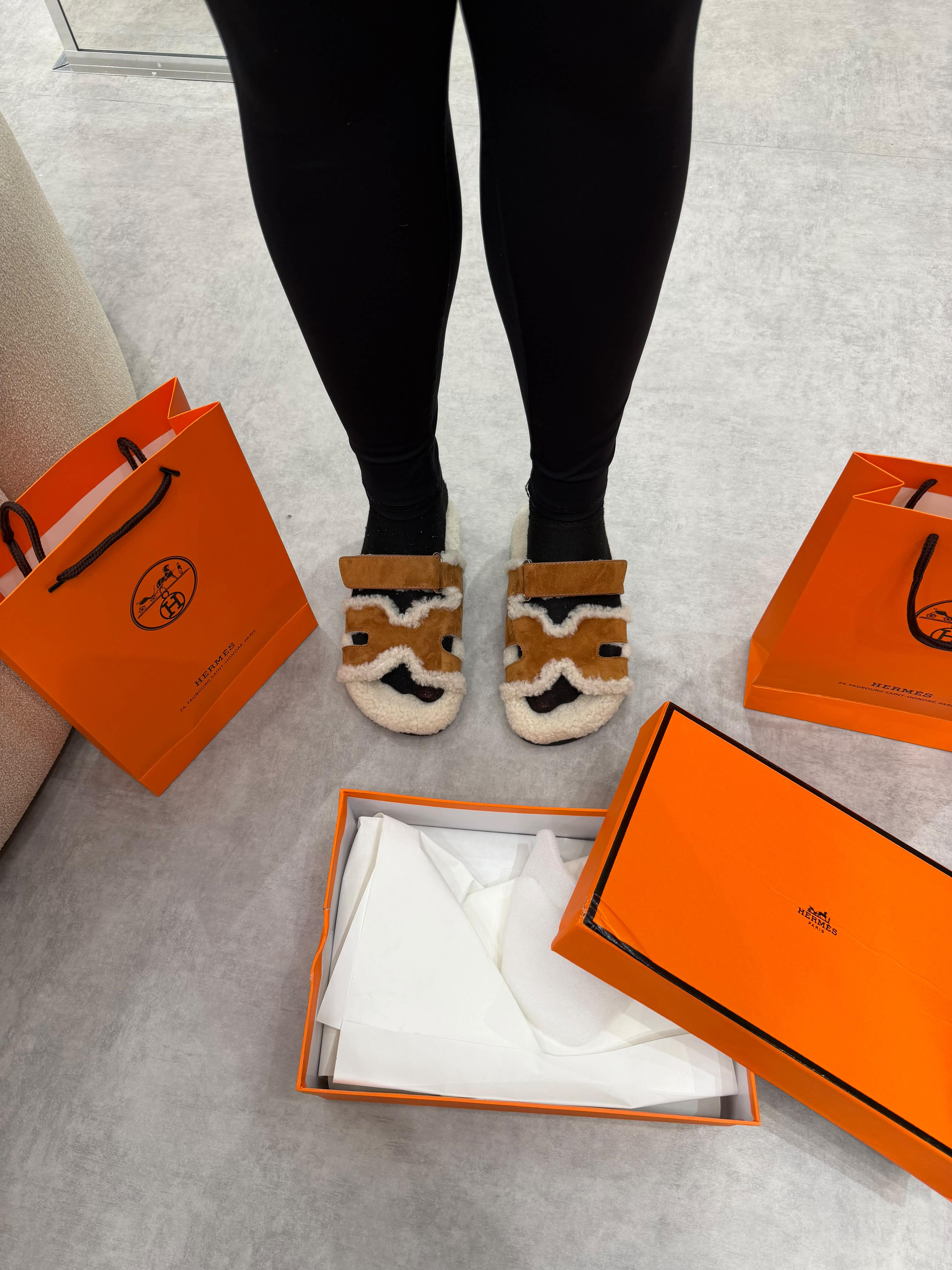 Hermès Chypre sandals